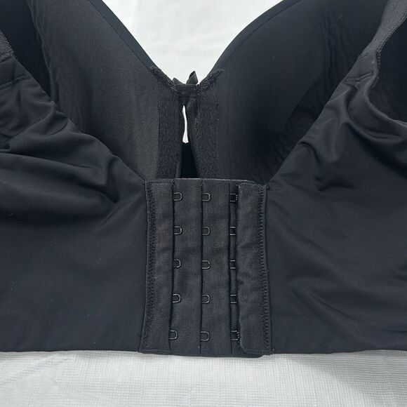 Torrid Bra Womens Plus 40F Black Nylon Spandex Back Close Adjustable - Picture 4 of 10
